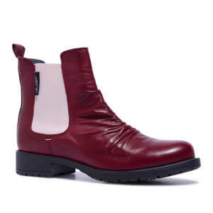 Carl Scarpa Cavalina Bordo Leather Ankle Boots